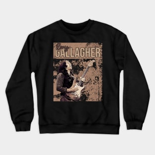 Rory Gallagher // Brown vintage // Poster Crewneck Sweatshirt